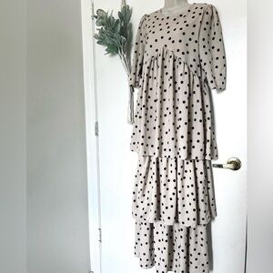 Nasty Gal Tiered Maxi Dress